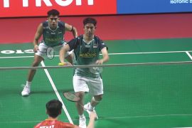 Indonesia amankan satu tiket final ganda putra Indonesia Open 2026