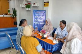 Program rutin nasabah pensiunan, Bank Sumut gelar pojok sehat