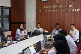 Kemenkum Sulbar harmonisasi empat Ranperbup Mamuju, Pastikan kualitas produk hukum