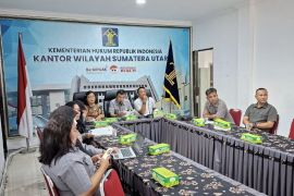 Kemenkum Sumut-Pemkot Gunungsitoli harmonisasi Ranperda tentang perlindungan disabilitas
