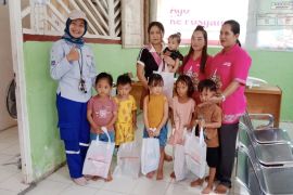 PT SLK usung Program Ceria penuhi nutrisi ibu dan anak di Tumbang Kajuei