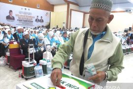 Baznas kumpulkan infak jamaah haji reguler asal Sumut Rp130 juta
