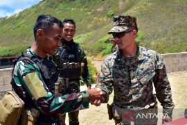 US Marine puji Marinir TNIAL karena mahir menembak di ajang RIMPAC