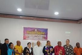 Bupati Biak Numfor resmikan gedung Gereja Jemaat Yerusalem GBI