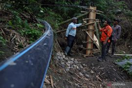 BNPB selesaikan perbaikan jaringan air bersih penyintas erupsi Merapi di Magelang