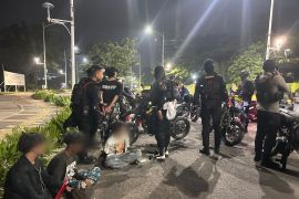 Polisi ringkus empat remaja tawuran bersenjata tajam di Cengkareng