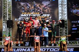 Valrossi raih podium perdana pada Kejurnas Motocross MX2 Bekasi