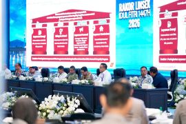 Hadiri rakor lintas sektoral, Dirut Pertamina pastikan mudik Idul fitri 1447 H nyaman dengan pasokan energi aman