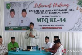 Bupati Ade Agus Hartanto temu ramah dengan seluruh kafilah MTQ Riau asal Inhu