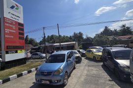 Pertalite SPBU di sepanjang jalan Mamuju menuju Makassar kosong