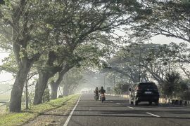 Fenomena haze menyelimuti Lombok NTB picu jarak pandang terbatas