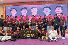 Tim esport Polres Banyuasin sabet juara pertama turnamen Piala Kapolda Sumsel