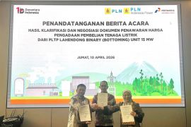 PGE-PLN IP sepakati tarif listrik, proyek PLTP Lahendong Bottoming Unit 15 MW siap melangkah ke tahap berikutnya