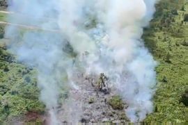 Karhutla mulai sporadis, BPBD Kotim minta bantuan helikopter pengebom air
