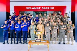 Wabup Morut lepas 40 personel, target pertahankan juara umum skill competition damkar tingkat Sulteng