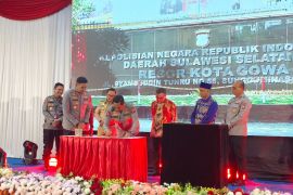 Polres Gowa resmi naik status menjadi Polresta