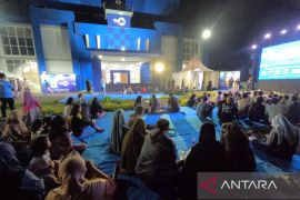Warga Lampung padati nobar Piala Dunia di TVRI Lampung
