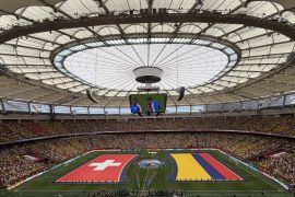 Ketika stadion bernyanyi untuk Kolombia tetapi Swiss yang berpesta