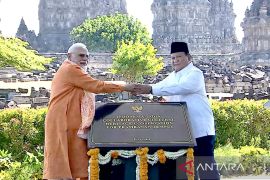 Prabowo, Modi launch Prambanan Temple conservation initiative