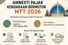 NTT memberlakukan amnesti pajak kendaraan hapuskan denda 100 persen