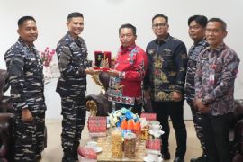 Pemkab Kapuas perkuat sinergi dengan Lanal Banjarmasin tingkatkan keamanan daerah