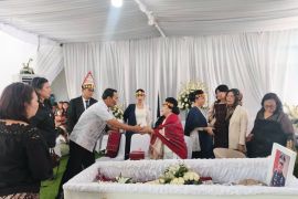 Kemenkum Sumut berikan penghormatan terakhir kepada almarhum Liberti Sitinjak