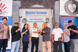 Kunjungi Imigrasi Belawan, PWI Sumut apresiasi pelayanan dan kebersihan fasilitas