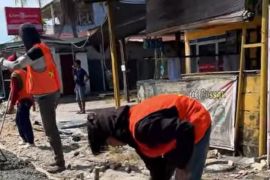 Pemko Pekanbaru tuntaskan pembenahan Jalan Rambutan, pengecoran bahu jalan masuki tahap akhir
