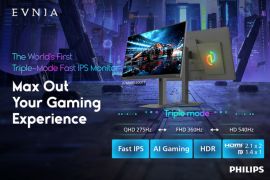 Philips Evnia Launches World's First Triple-Mode Fast IPS Gaming Monitor with Three High-Performance Resolution Modes