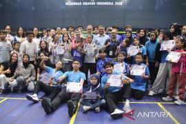 Jawa Barat juara umum Kejurnas Squash 2026 dengan 11 medali emas