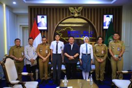 Herman Deru minta dua calon Paskibraka asal Sumsel fokus jalani diklat