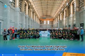 Mahasiswa teknik lingkungan Untad gelar Pra-KKL di PLTA Poso