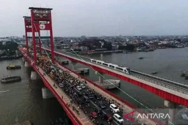 KAI Palembang: LRT layani 16.881 penumpang saat Sumsel Bhayangkara Run 2026