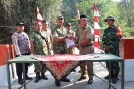 Dandim Magetan resmikan Jembatan Perintis Garuda antardesa di Ngaglik