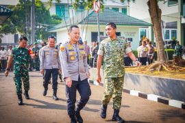 Kapolres Bogor silaturahmi ke Kodim 0621 guna kawal stabilitas dan program prioritas nasional