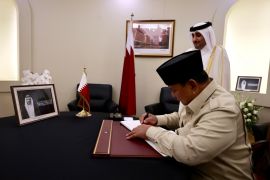 President Prabowo pays tribute to Qatar's late Father Emir