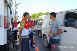 Antrean BBM subsidi di SPBU Bangka Belitung mulai berkurang