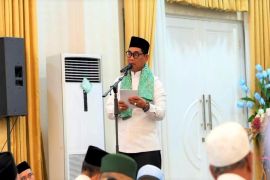 Syukuran kepulangan haji, Shalahuddin harapkan jamaah jadi teladan di masyarakat