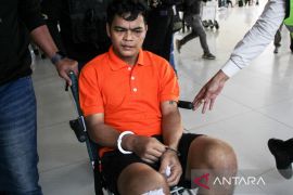 Tiga pelaku utama pembunuhan polisi di Katingan tiba di Palangka Raya