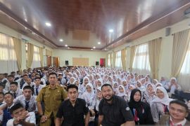 Densus 88 Polri bekali siswa di Sumsel pahami pencegahan radikalisme