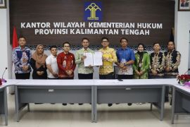 Kemenkum harmonisasi tiga regulasi strategis di Kalimantan Tengah