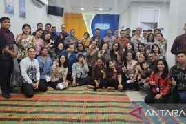 Saat Keluarga Besar BRI Tarutung berhenti sejenak untuk bersyukur