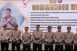 Polres Dharmasraya sosialisasikan "Commander Wish" Kapolda Sumbar