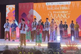 Sebanyak 15 pasang finalis bersaing di malam puncak Abang None Jakbar