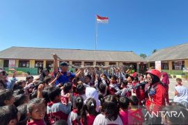 Damkar Bangka ajarkan penanganan kebakaran tingkat sekolah dasar