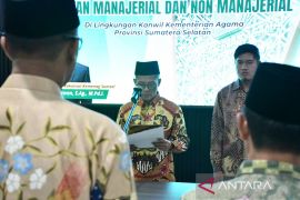 Kemenag Sumsel perkuat mental dan integritas Kepala KUA