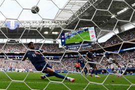 Inggris unggul telak 4-0 atas Prancis pada babak pertama
