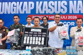 Polres Bogor sita 3 kg sabu hingga sejuta butir obat keras ilegal dari pengungkapan 74 kasus