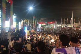 Ribuan warga Palembang padati Kambang Iwak Nobar Piala Dunia 2026