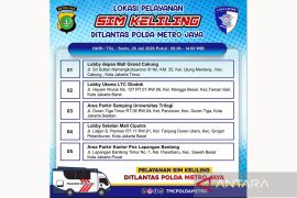 Ini lokasi SIM Keliling pada Senin